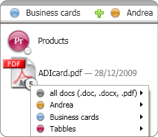 files, tags and virtual folders