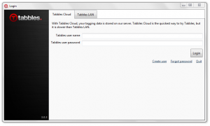 Tabbles Cloud - Create user