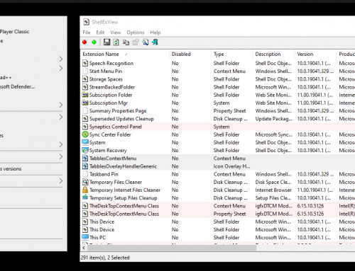 Tabbles icons and extension in Windows Explorer: the Shell Extensions